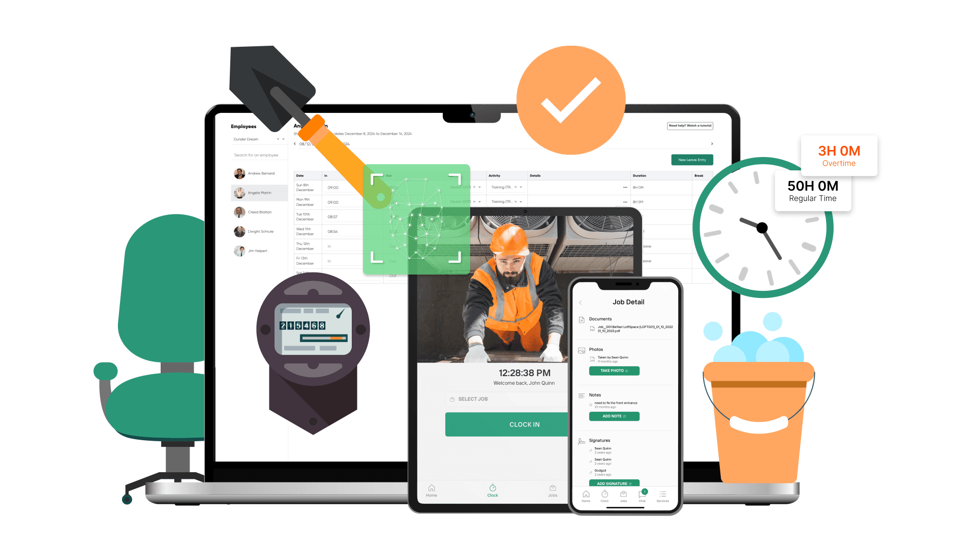TimeKeeper is the best timesheet app on mobile, tablet and web.
